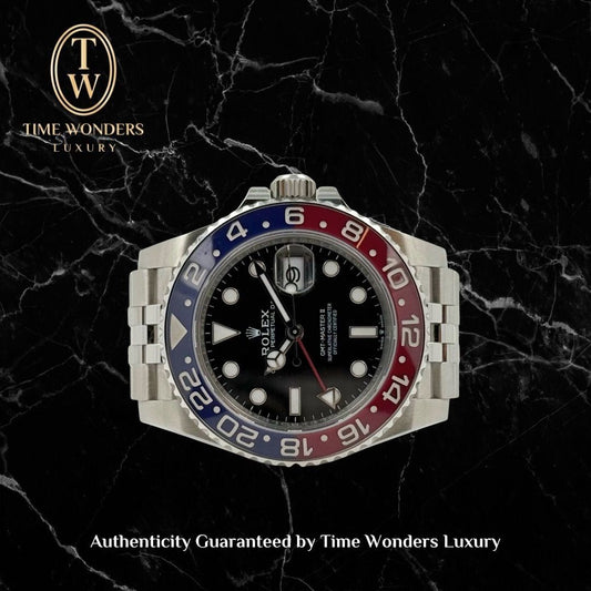 Like New August 2024 Rolex GMT-Master II Pepsi Jubilee 126710BLRO 126710