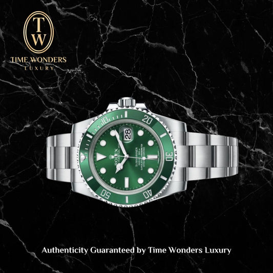 Like New January 2017 Rolex Submariner Date Hulk 116610LV 116610