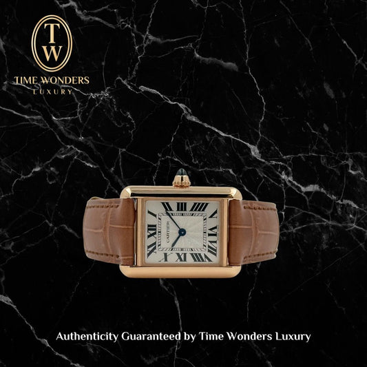Like New January 2026 Cartier Tank Louis Cartier Small Model WGTA0010