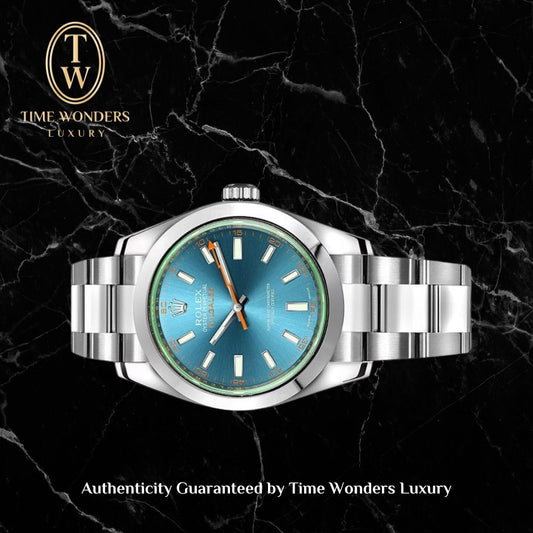 Like New March 2023 Rolex Milgauss 40mm Blue 116400GV 116400