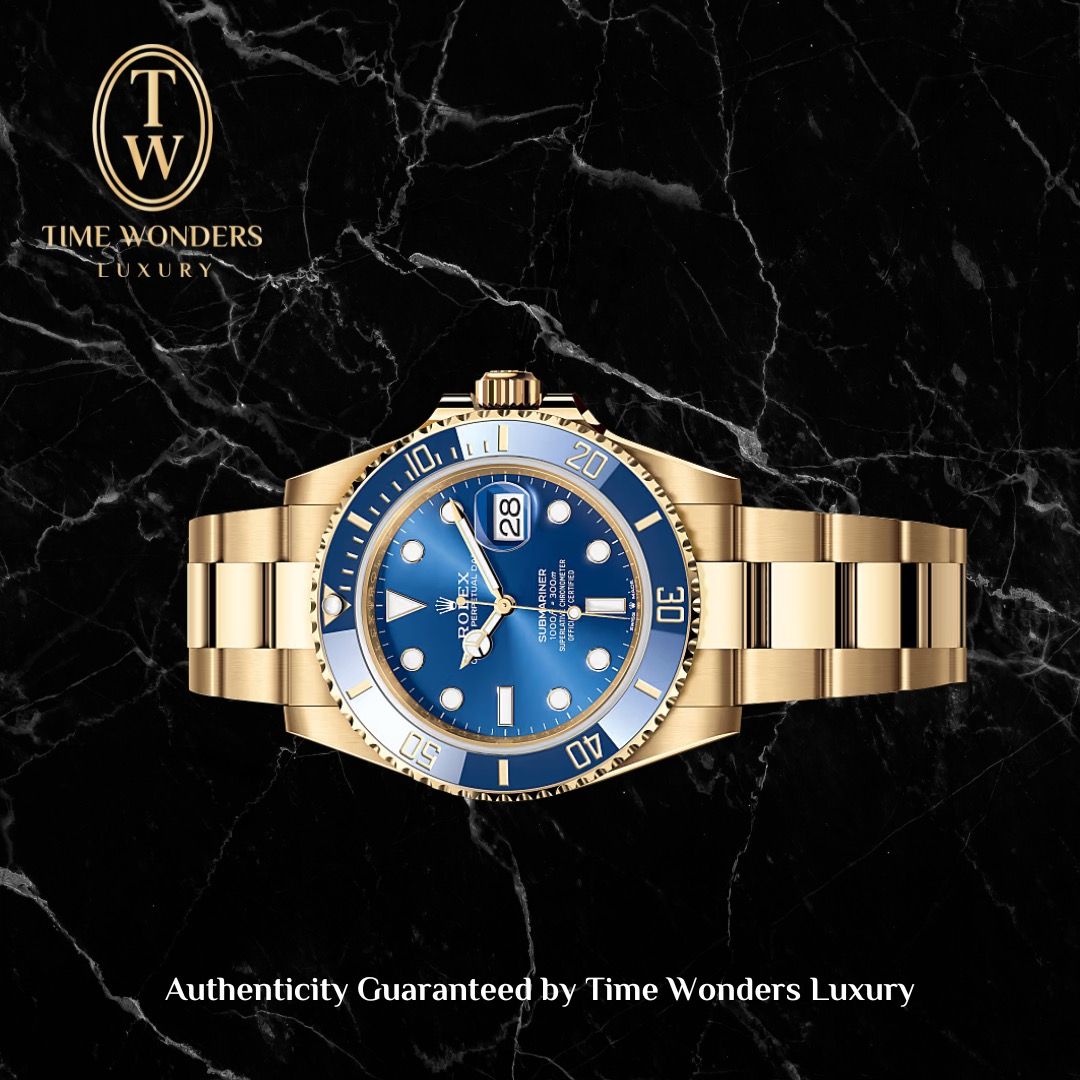 New May 2025 Rolex Submariner Yellow Gold 126618LB Blue Dial 126618