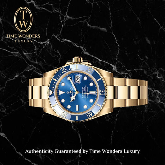 New May 2025 Rolex Submariner Yellow Gold 126618LB Blue Dial 126618