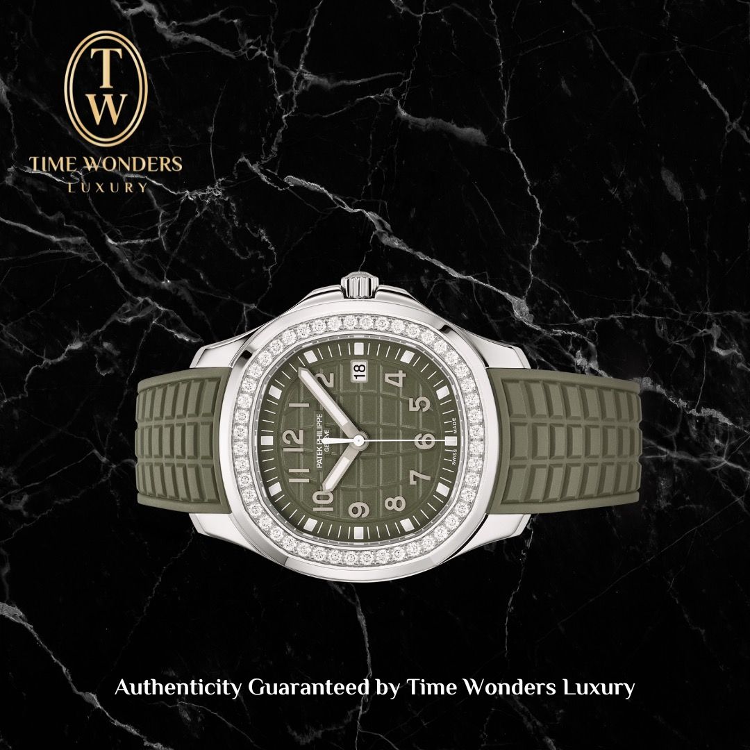 Like New November 2022 Patek Philippe Aquanaut Khaki Green 38.8mm 5267/200A 5267