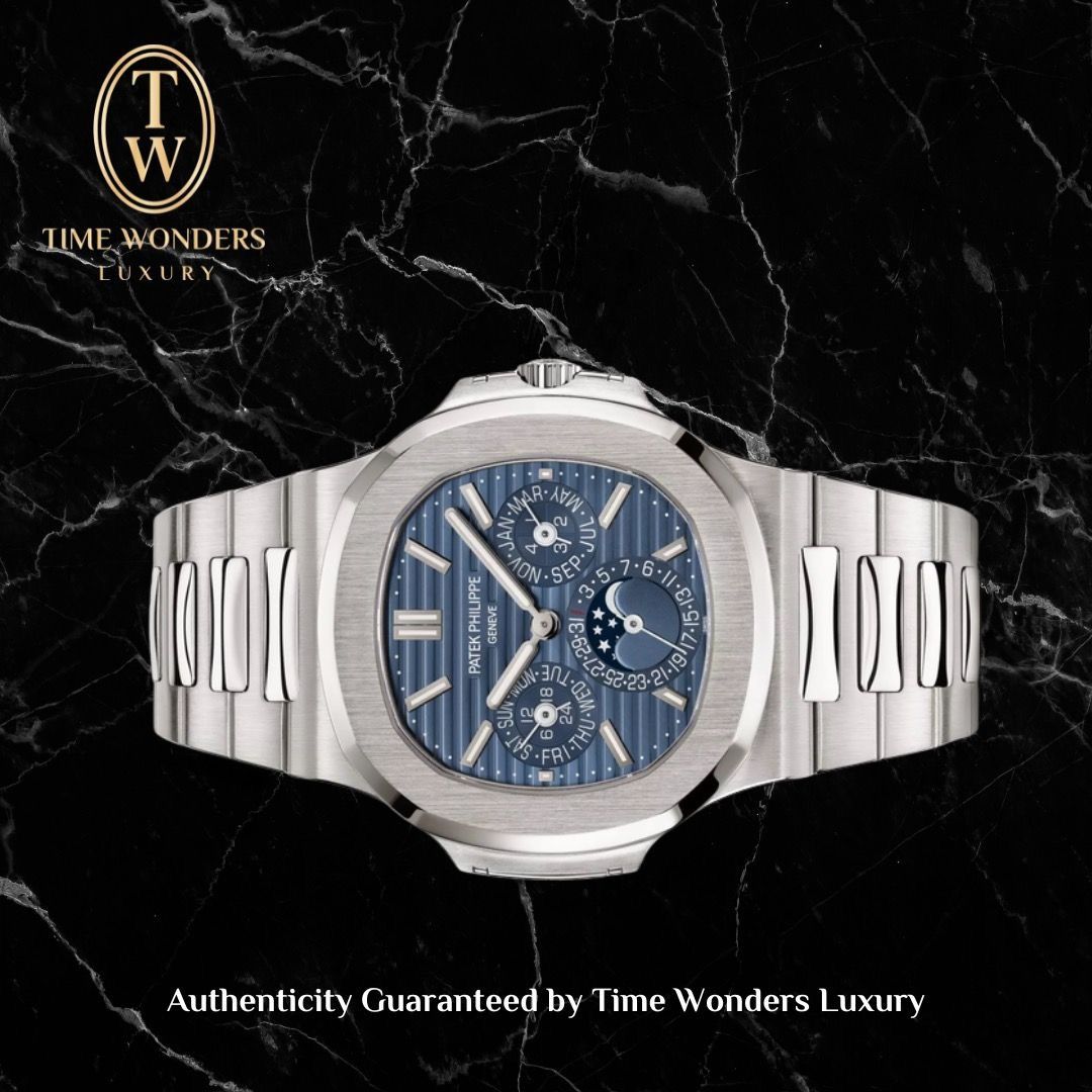 Like New Q3 2022 Patek Philippe Nautilus White Gold 40mm Perpetual Calendar 5740/1G 5740