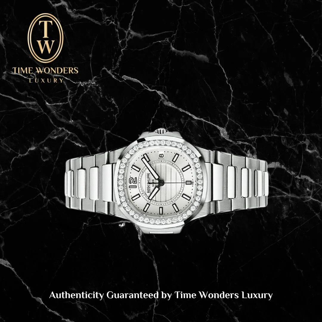 Like New Q3 2011 Patek Philippe Nautilus 7010/1G White Dial White Gold 7010 32mm