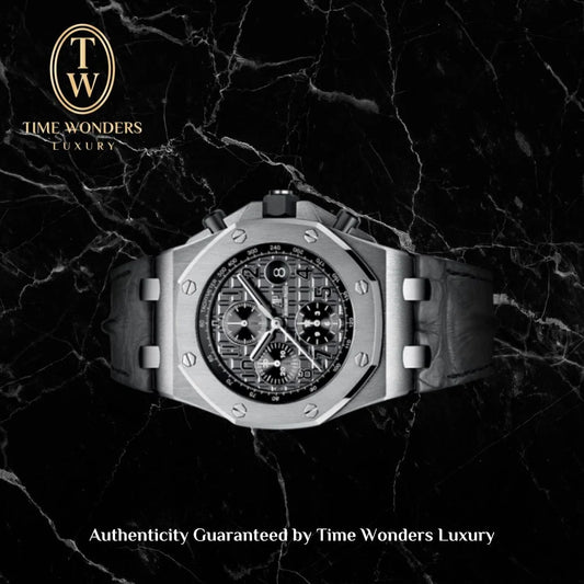 Like New September 2017 Audemars Piguet Royal Oak Offshore 26470ST Grey Dial 26470