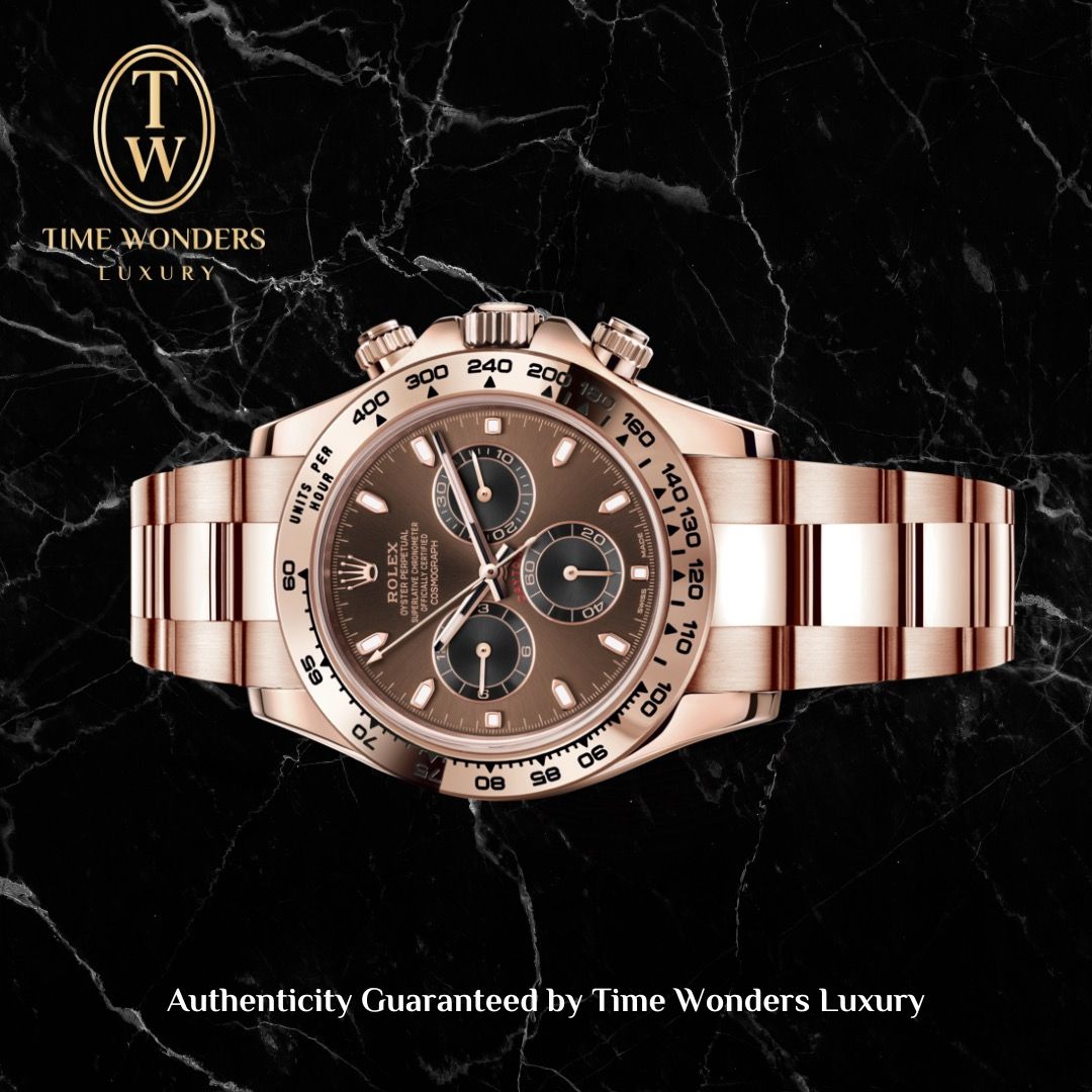 LNIB June 2023 Rolex Daytona Rose Gold Brown Dial 116505-0013 116505