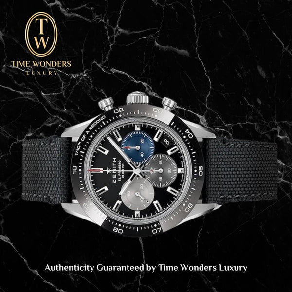 LNIB November 2021 Zenith Chronomaster Sport Black 41mm Ref. 03.3100.3600/21.C822