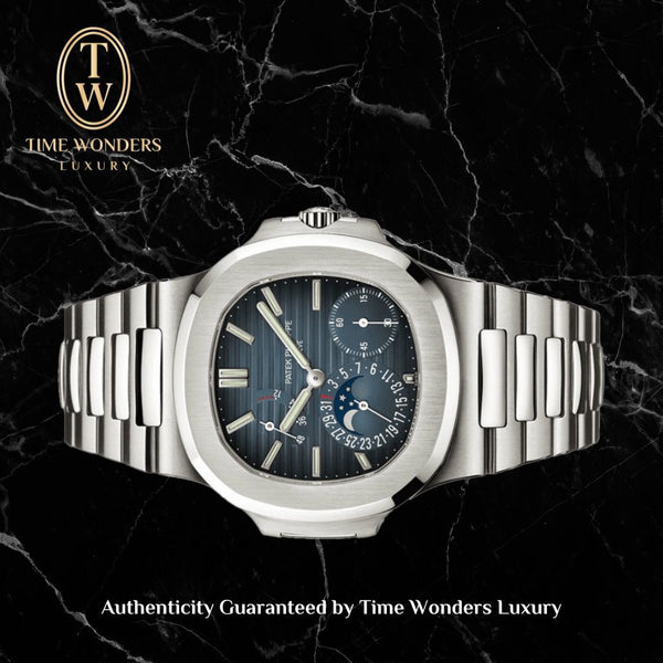 LNIB August 2024 Patek Philippe Nautilus Blue 5712/1A-001 5712