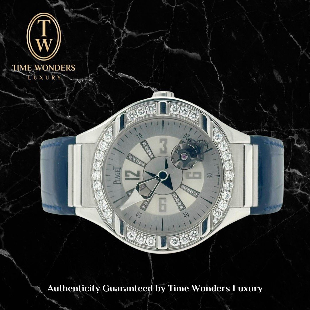LNIB December 2020 Piaget Polo Tourbillon White Gold Relatif Diamond G0A31148