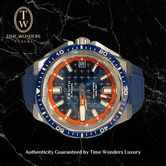 LNIB July 2024 Zenith Defy Extreme Diver Ref. 95.9601.3620/51.I301