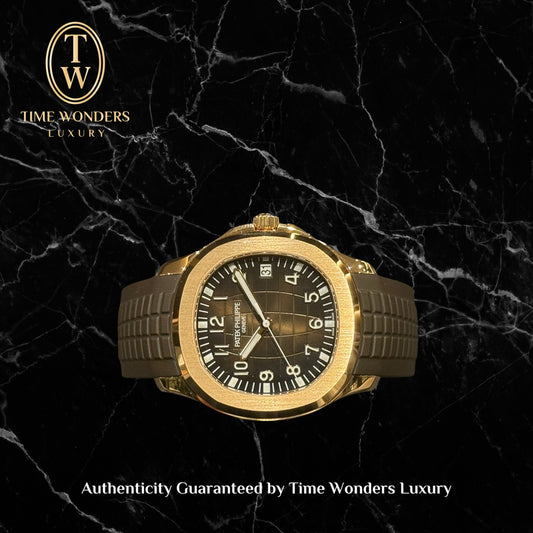Mint Dec 2018 Patek Philippe Aquanaut Rose Gold 5167R Brown Dial 5167 Rubber