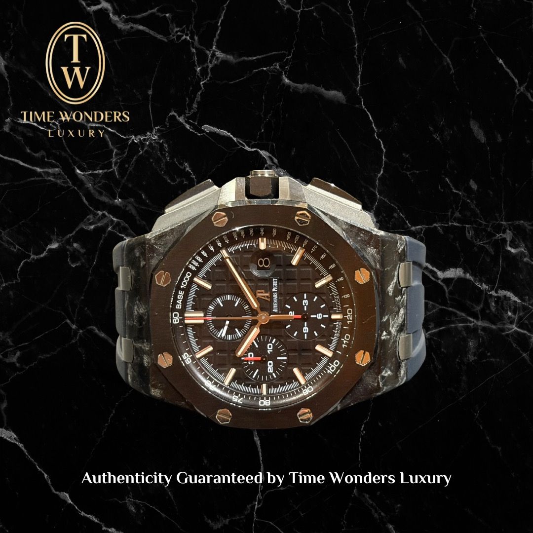 Mint January 2013 Audemars Piguet Royal Oak Offshore Chronograph 26400AU 44mm Forged Carbon