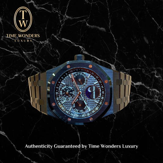 Mint September 2020 Audemars Piguet Royal Oak Perpetual Calendar 41mm 26579CE Black Ceramic 26579