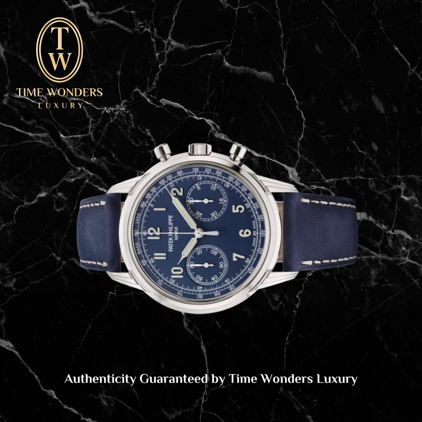 Mint Q3 2025 Patek Philippe 5172G Complication Chronograph White Gold Blue