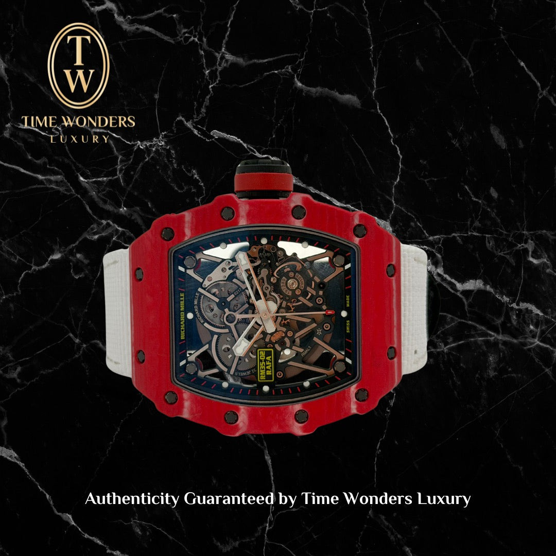 Mint Richard Mille RM35-02 Red TPT NTPT 35-02 RM3502 3502