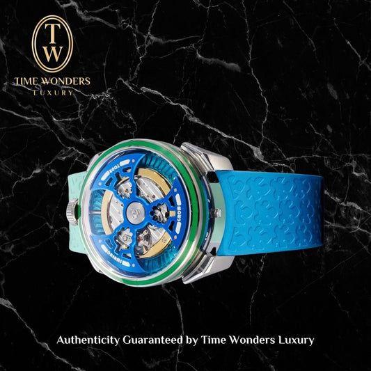 New 2025 MB&F MAD1S Grow Your Dreams 42mm Limited Edition Blue Rotor M.A.D