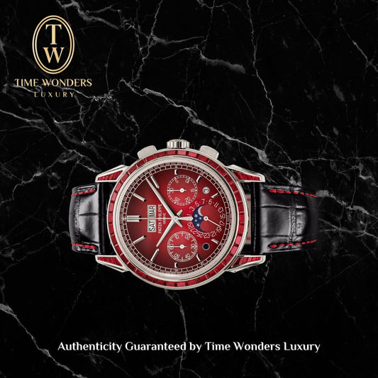 New 2026 Patek Philippe Perpetual Calendar Chronograph 5271/12P Red Ruby 41mm 5271 Platinum