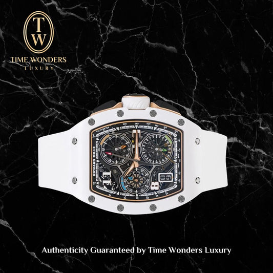 New 2026 Richard Mille 72-01 White Ceramic RM7201 RM72
