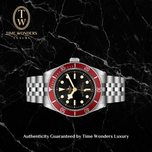 New April 2026 Tudor Black Bay 41mm 7941A1A0RU Black Dial Burgundy Bezel Jubilee Bracelet