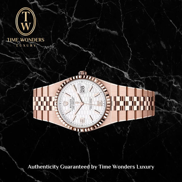 New August 2025 Land-Dweller 36 Rose Gold White Dial 127235
