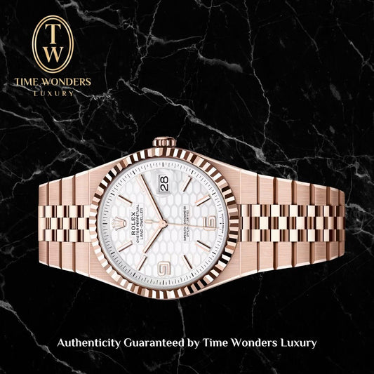 New August 2025 Land-Dweller 40 Rose Gold White Dial 127335