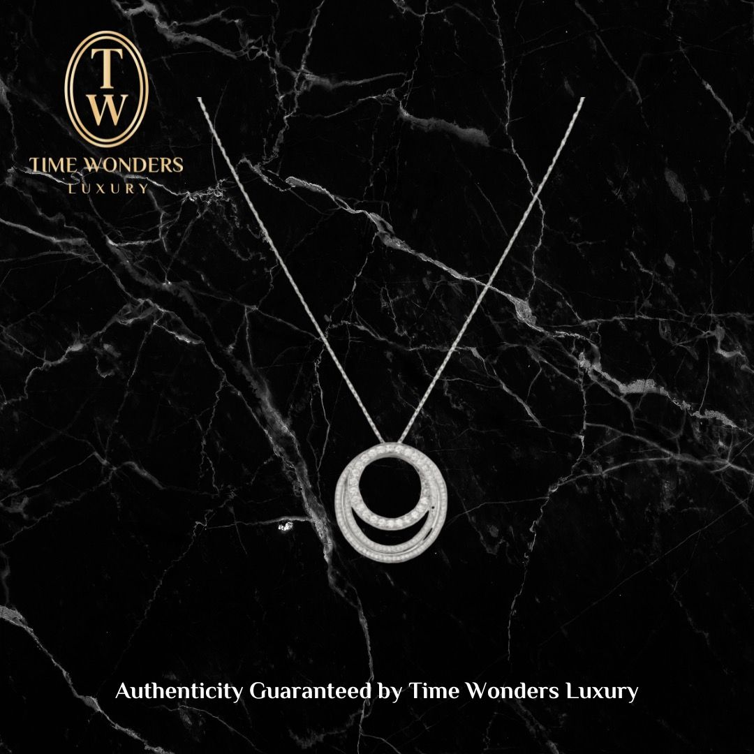 New Cartier Etincelle De Cartier Necklace White Gold with Diamonds