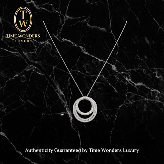 New Cartier Etincelle De Cartier Necklace White Gold with Diamonds