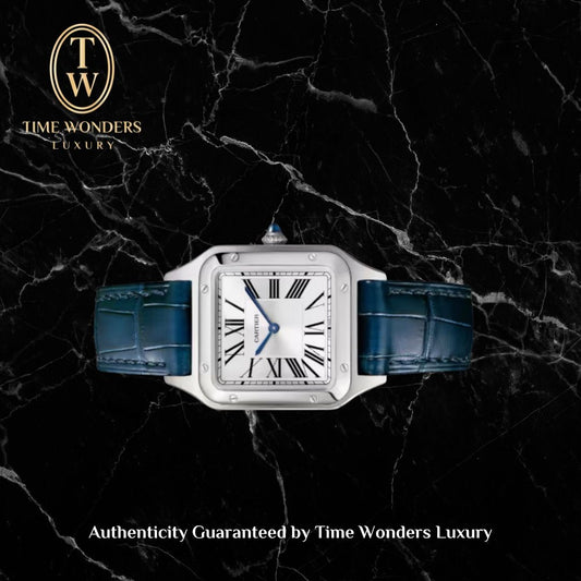 New December 2025 Cartier Santos-Dumont Watch Small Model Silvered Dial WSSA0086