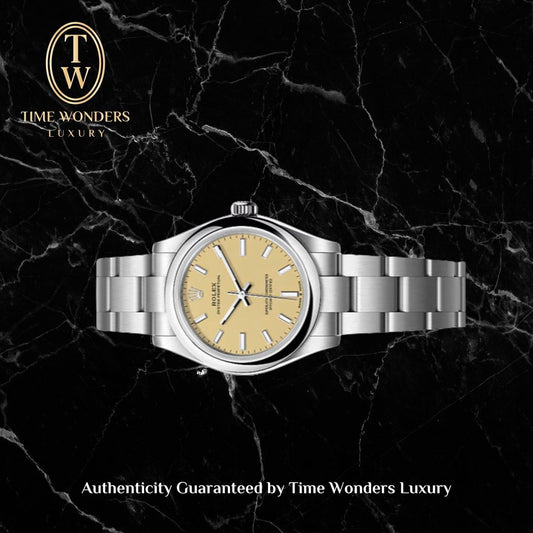 New December 2025 Rolex Oyster Perpetual 31mm Beige 277200
