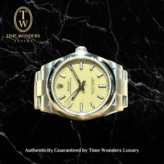 New December 2025 Rolex Oyster Perpetual 31mm Beige 277200