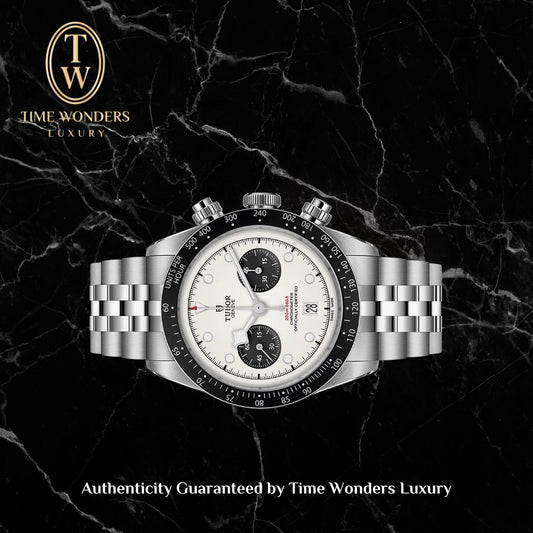 New December 2025 Tudor Black Bay Chrono 79360N-0014 White Panda 79360N 79360 41mm