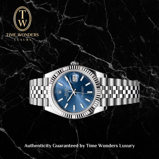 New January 2026 Rolex Datejust 126334 41mm Blue Jubilee