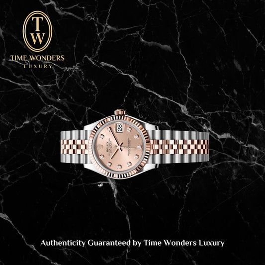 New January 2026 Rolex Datejust 31mm Two-tone 278271 Champagne Gold Rose Gold Roman Indexes Two Tone