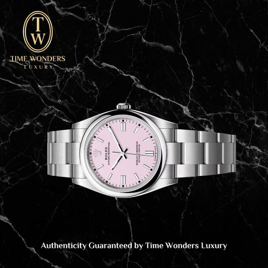 New January 2026 Rolex Oyster Perpetual 36mm Candy Pink 126000