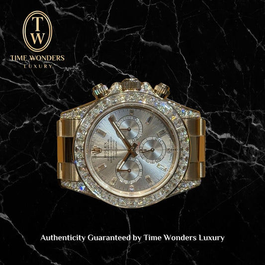 New June 2025 Rolex Daytona Rose Gold Sundust Pink  Baguette Diamonds 126595TBR 126595
