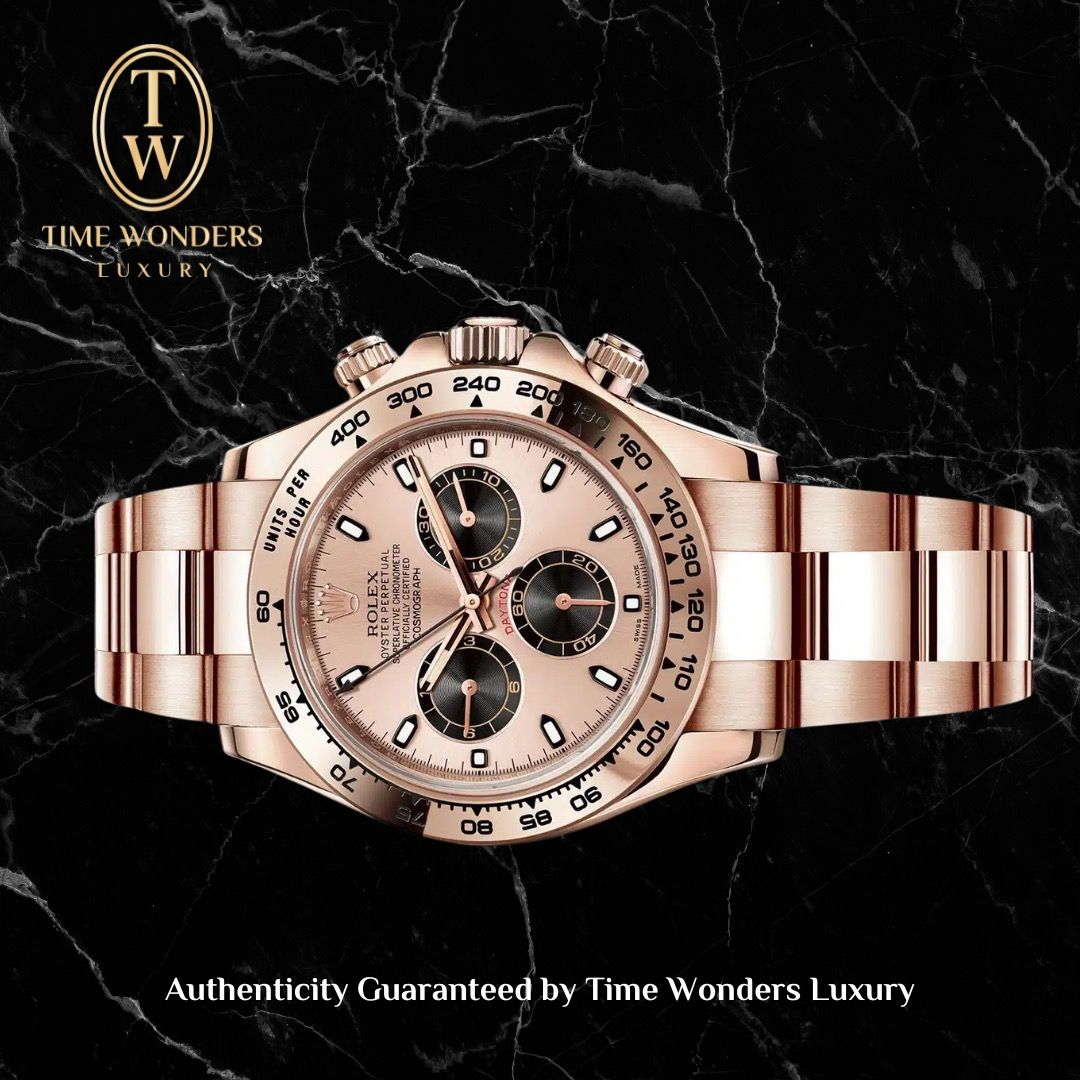 New May 2021 Rolex Daytona Rose Gold Pink Dial 116505