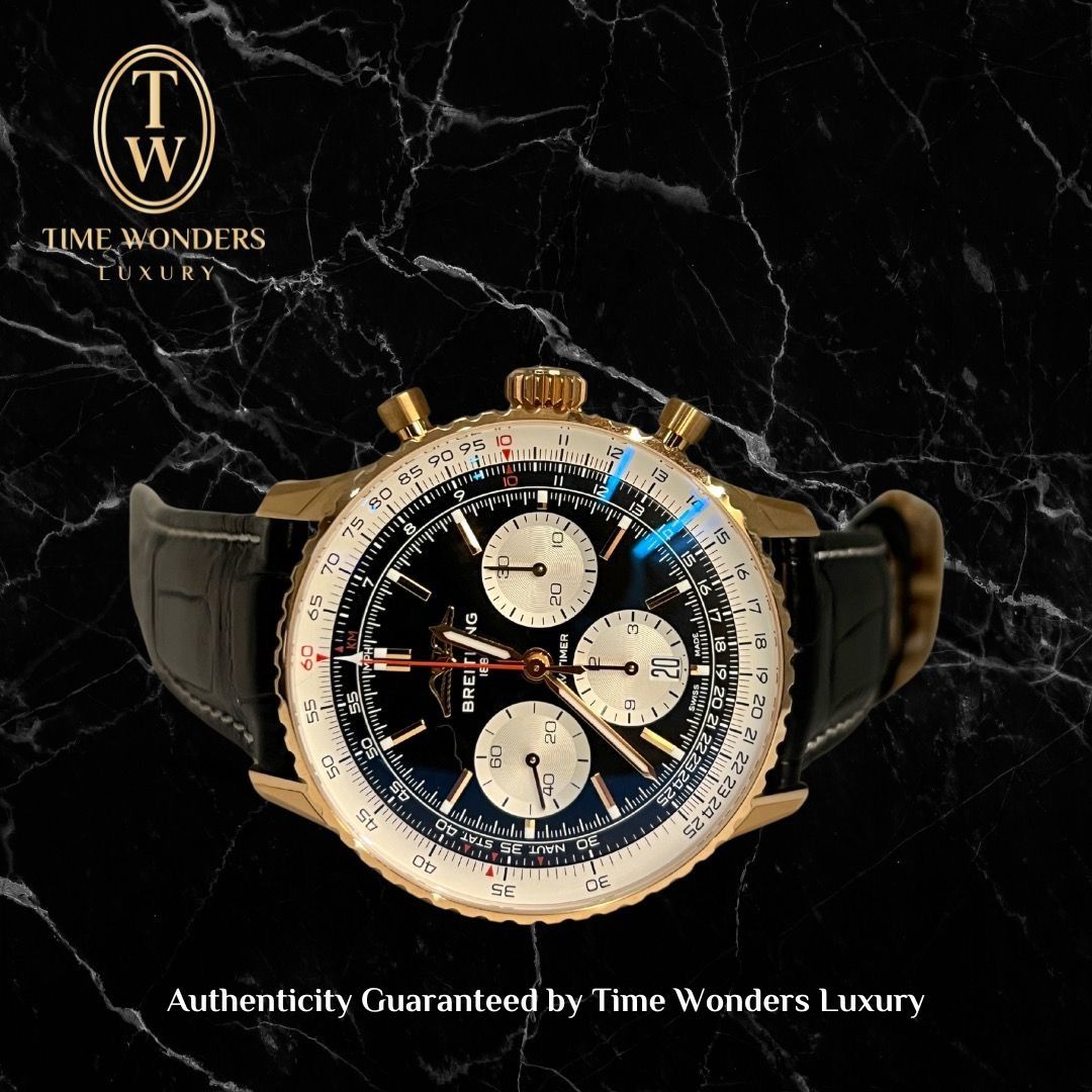 New Nov 2024 Breitling Navitimer Rose Gold 43mm RB0138211B1P1