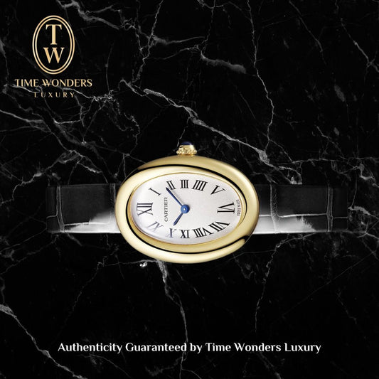 New November 2023 Cartier Baignoire 1920 Small WGBA0022 Yellow Gold