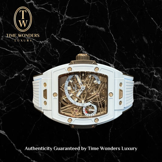 New October 2025 Hublot Spirit Of Big Bang Tourbillon 645.EX.5123.NR 5 Days Power Reserve Sky Blue Ceramic 42mm