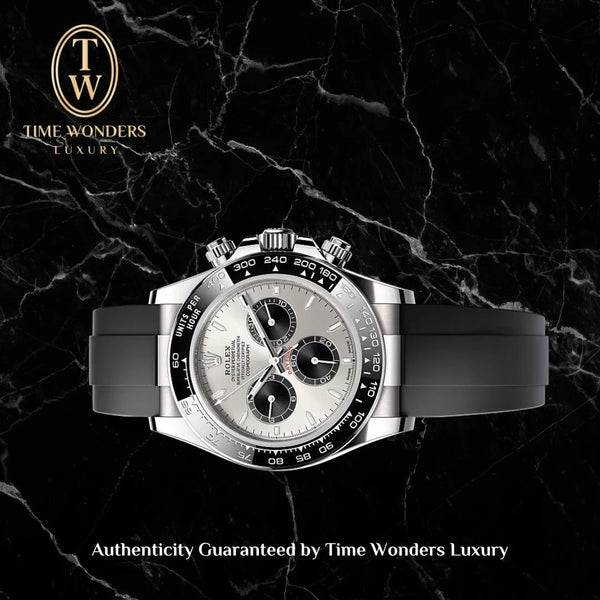 New October 2025 Rolex Daytona White Gold Grey Dial Oysterflex Ghost 126519LN 126519