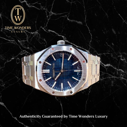 New March 2026 Audemars Piguet Royal Oak 15510ST 41mm Blue 15510