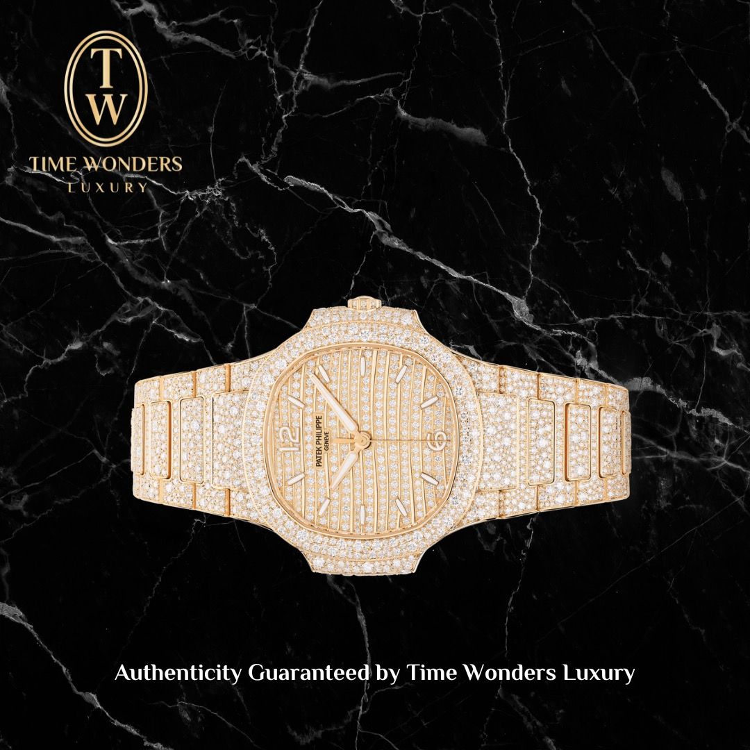 New Q1 2026 Patek Philippe Nautilus Haute Joaillerie 7118/1450R Rose Gold Full Paved Diamonds 7118 35.2mm