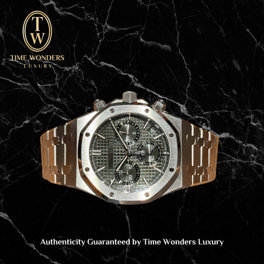 New Q3 2025 Audemars Piguet Royal Oak Chronograph 41mm 26240ST Olive Green 26240