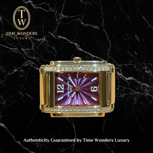 New Q3 2025 Patek Philippe Twenty-4 Rose Gold Purple Dial 4910/1201R