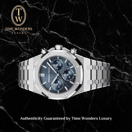New Q4 2022 Audemars Piguet Royal Oak 41mm Blue 26240ST Stainless Steel 26240 *50th Anniversary Edition*