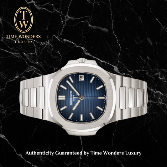 New Q4 2023 Patek Philippe Nautilus  White Gold 5811/1G 5811 Blue Dial