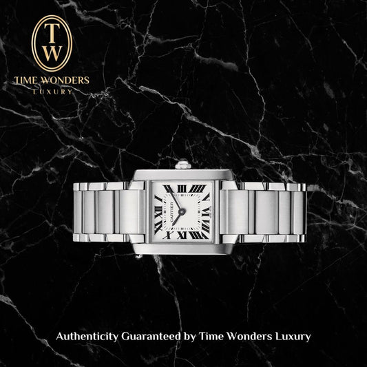 New September 2023 Cartier Tank Francaise 25mm WSTA0005 Stainless Steel