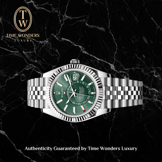 New September 2025 Rolex Sky Dweller Green 336934 Jubilee Skydweller