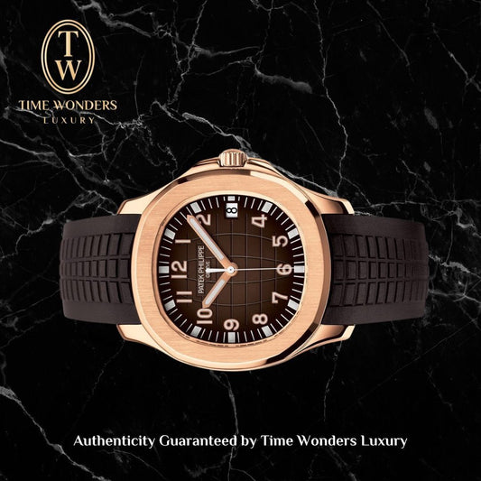 Like New Q3 2009 Patek Philippe Aquanaut Rose Gold 5167R Brown Dial 5167 Rubber